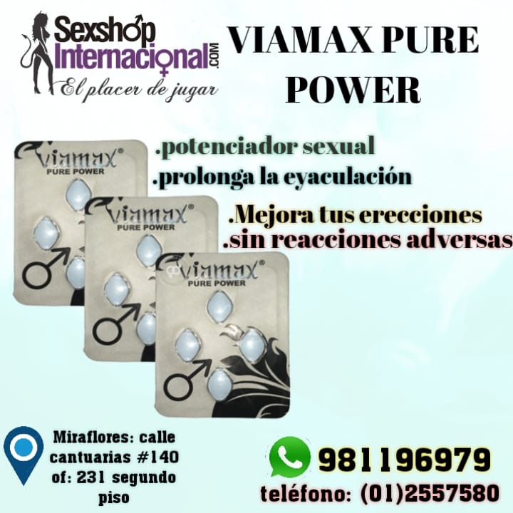 AUMENTA LA TESTOSTERONA-VIAMAX PURE POWER-IMPORTADO-SEXSHOP MIRAFLORES 